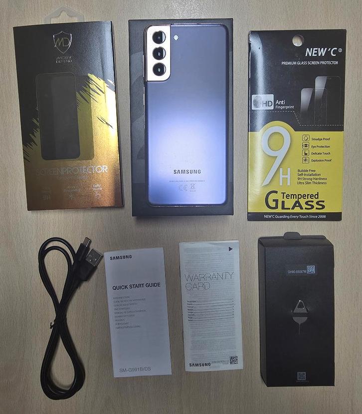 Samsung Galaxy S21 - 5G - 256GB - Phantom Violet., Telecommunicatie, Mobiele telefoons | Samsung, Zo goed als nieuw, Galaxy S21