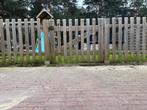 Landelijke omheining met 3 poorten - 25 meter, Tuin en Terras, Met poort, Sierhekwerk, Zo goed als nieuw, Hout