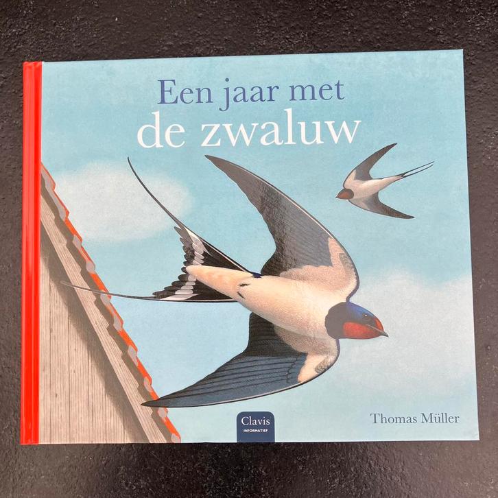 Thomas Muller - Een jaar met de zwaluw, Boeken, Kinderboeken | Jeugd | onder 10 jaar, Zo goed als nieuw, Non-fictie, Ophalen