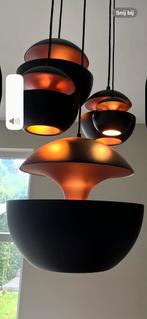DCW Editions hanglamp zwart / koper "here comes the sun", Ophalen, 50 tot 75 cm, Design, Zo goed als nieuw