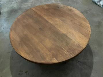 table basse chêne massif, Moins de 50 cm, Rond, 50 à 100 cm, Enlèvement