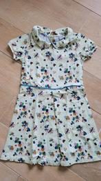 Lichtgeel jurkje met vrolijke print - Baba - maat 134 (9 jaa, Kinderen en Baby's, Kinderkleding | Maat 134, Meisje, Ba*ba, Gebruikt