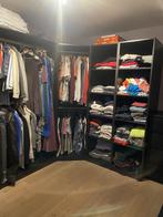 Dressing + commode + étagère chaussures COMME NEUF ! noir, Maison & Meubles, 250 à 300 cm, Avec tablette(s), Comme neuf, Enlèvement