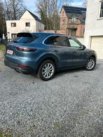 PORSCHE CAYENNE 2018 (onderhoud gedaan in Drogenbos), Auto's, Porsche, Cayenne, Blauw, Leder, 5 zetels