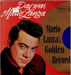 Vinyl, LP   -   Mario Lanza – Das War Mario Lanza (Mario Lan, Ophalen of Verzenden, Overige formaten