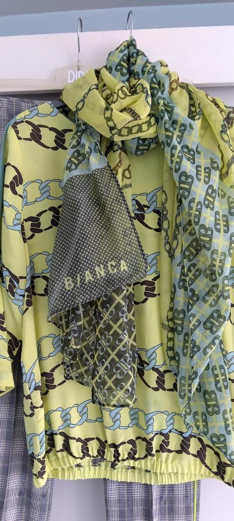 bloes (nieuw ) + sjaal Bianca, Kleding | Dames, Blouses en Tunieken, Nieuw, Maat 38/40 (M), Groen, Verzenden