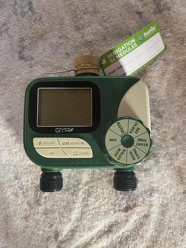 Programmateur d'arrosage Rainpoint 3 sorties, Tuin en Terras, Bewateringscomputers, Zo goed als nieuw, Ophalen of Verzenden