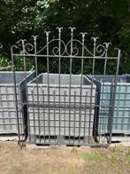 vol ijzeren zwart rustiek hek/poort, Tuin en Terras, Tuinhekken en Hekwerk, Ophalen, Met poort, Gebruikt, Spijlenhekwerk