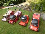 4 grasmaaiers wolf garten in lot tesamen voor 80 euro, Enlèvement, Utilisé, Tondeuses à gazon à essence, Wolf Garten