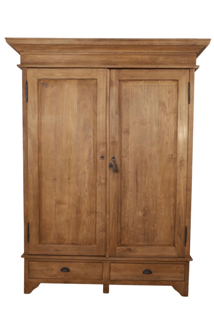 Teak kleerkast, Huis en Inrichting, Kasten | Kleerkasten, Nieuw, 200 cm of meer, 150 tot 200 cm, 50 tot 75 cm, Met lade(s), Met deur(en)