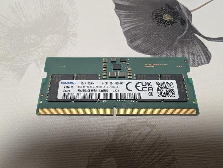 Samsung, Computers en Software, RAM geheugen, Nieuw, Laptop, 8 GB, DDR5, Ophalen