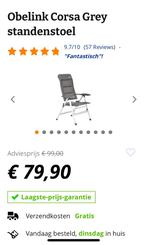 Campingstoel, Caravans en Kamperen, Kampeermeubelen, Ophalen, Zo goed als nieuw, Campingstoel