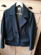 WOLLEN BLAUWE JAS DAMES MAAT 42, Kleding | Dames, Jassen | Winter, Maat 38/40 (M), LACOSTE, Blauw, Ophalen of Verzenden