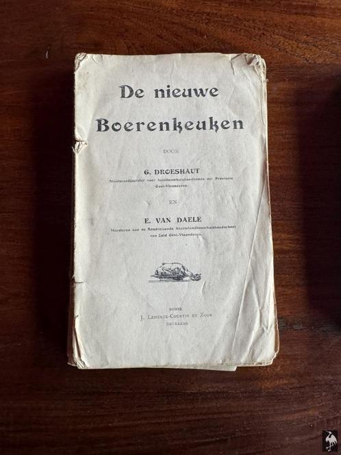Zeldzaam oud kookboek '30 1ste druk - De nieuwe boerenkeuken, Livres, Livres de cuisine, Utilisé, Pays-Bas et Belgique, Cuisine saine