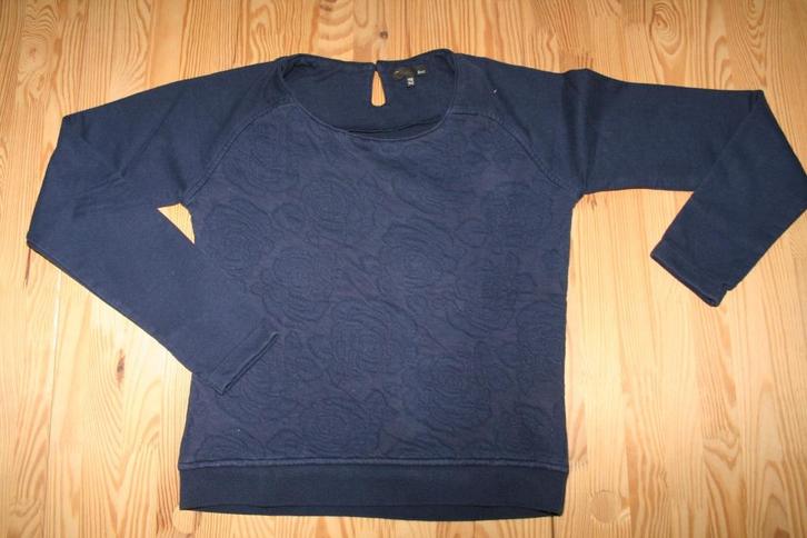 Maat 146 - JBC - blauwe trui, Kinderen en Baby's, Kinderkleding | Maat 146, Zo goed als nieuw, Meisje, Trui of Vest, Ophalen of Verzenden