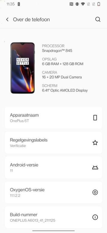 Oneplus 6T, Télécoms, Enlèvement, Sans abonnement, Sans simlock, Comme neuf