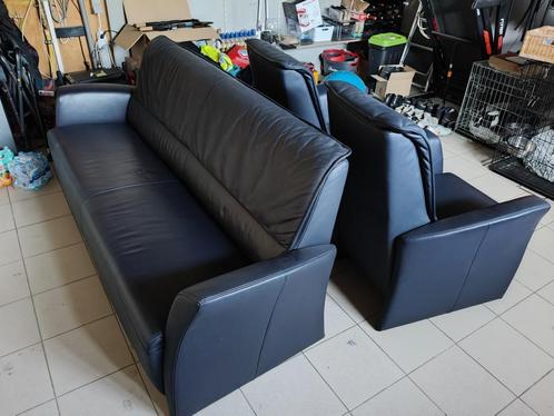 Zetel, Huis en Inrichting, Zetels | Zetels, Zo goed als nieuw, Leer, Ophalen