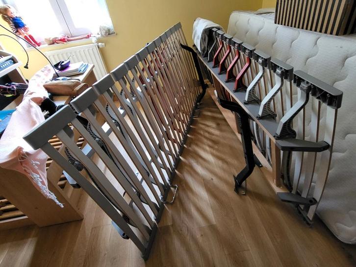 2 sommiers à lattes swissflex 190 x 90 cm, Huis en Inrichting, Slaapkamer | Matrassen en Bedbodems, Gebruikt, Bedbodem, 180 cm