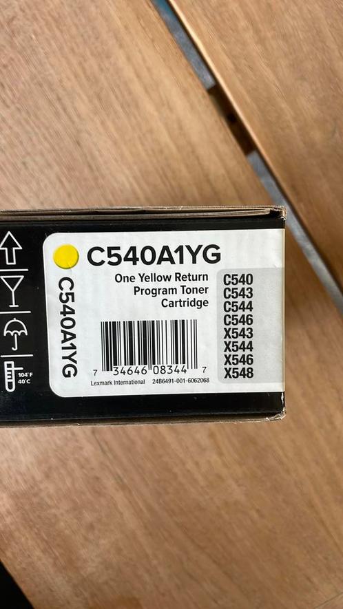 Lexmark C540A1YG yellow, Computers en Software, Printerbenodigdheden, Nieuw, Cartridge, Ophalen