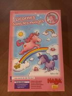 Jeu Licornes dans les nuages HABA, Hobby en Vrije tijd, Gezelschapsspellen | Bordspellen, Ophalen, Gebruikt, HABA