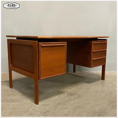 Teak houten bureau van GV Møbler, Deens, Sixties, vintage, Maison & Meubles, Bureaux, Utilisé, Bureau, Enlèvement