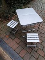 Opplooibare picnic tafel met 2 stoeltjes, Ophalen, Zo goed als nieuw