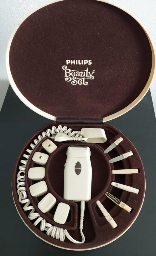 Beauty set Philips vintage, Handtassen en Accessoires, Uiterlijk | Cosmetica en Make-up, Nieuw, Accessoires, Ophalen