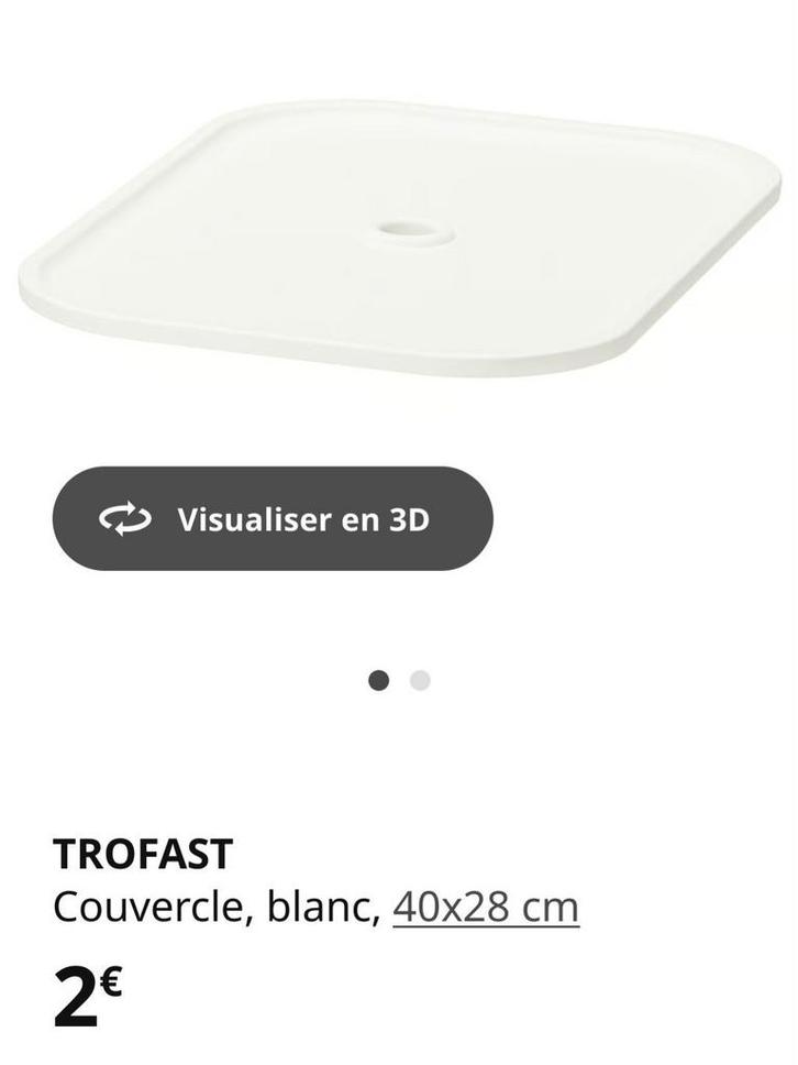 Cherche couvercles pour bacs Trofast Ikea, Kinderen en Baby's, Kinderkamer | Commodes en Kasten, Zo goed als nieuw, Ophalen