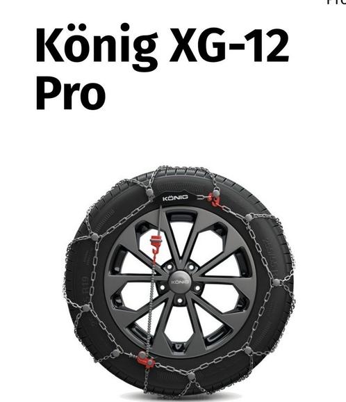 Chaines à neige THULE KONIG XG-12 PRO240 pr SUV/CC, Autos : Divers, Chaînes, Comme neuf, Enlèvement