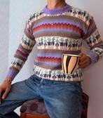 Alpaka Trui Lila met Patron S Handgebreide uit Peru (S;M;L), Verzenden, Nieuw, Maat 38/40 (M), Paars