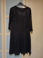 Zwarte pailletten feest jurk Evans maat 48, Ophalen of Verzenden, Zo goed als nieuw, Maat 46/48 (XL) of groter