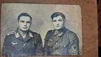 Foto van twee broers uit het Duitse leger Luftwaffe/Wehrmach, 1940 tot 1960, Gebruikt, Foto, Verzenden