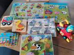 Houten puzzels en kralenspel, Ophalen, Zo goed als nieuw