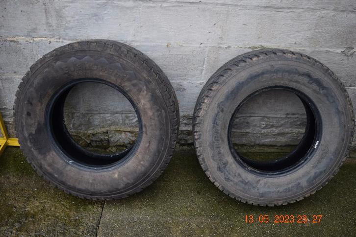 2 PNEUS OCCASION 4X4  245 / 75 R16 120/116 R 80PSI, Auto-onderdelen, Banden en Velgen, Band(en), Zomerbanden, 16 inch, 245 mm