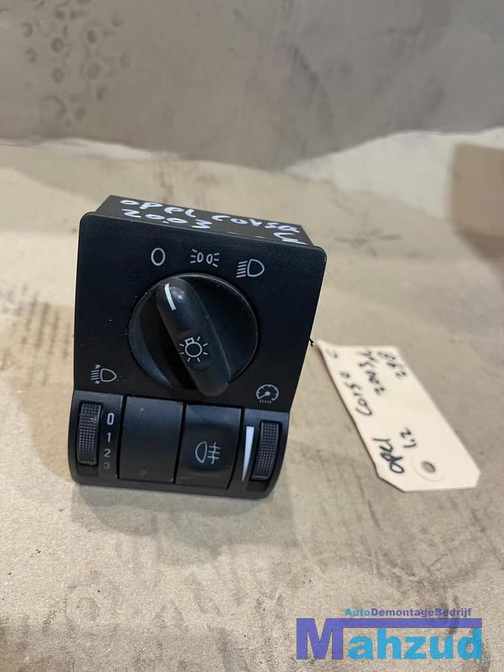 OPEL CORSA C Licht verlichting schakelaar 9116612, Auto-onderdelen, Dashboard en Schakelaars, Opel, Gebruikt