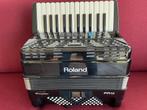 Z.g.a.n. kleine Roland FR-1X accordeon . 72 bas ., Enlèvement ou Envoi, Avec valise, Comme neuf, 72 basses