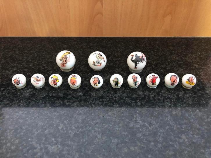 13 billes Bob et Bobette (vente à la pièce ou en lot), Collections, Personnages de BD, Neuf, Livre ou Jeu, Bob et Bobette, Enlèvement ou Envoi