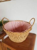 panier corbeille en osier avec anses manne, Gebruikt, Mand, Rond, Ophalen of Verzenden