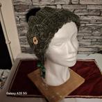 Floere muts zacht groen handwerk, Ophalen of Verzenden, Nieuw, Muts