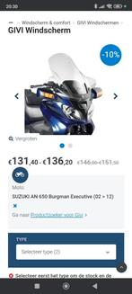 Mooi groot scherm Burgman 650., Ophalen, Gebruikt