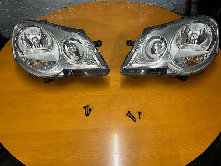 VW Polo 9N Koplampen goede staat! Geen schade!, Auto-onderdelen, Verlichting, Volkswagen, Gebruikt, Ophalen
