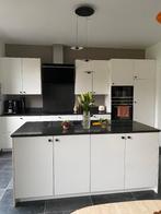 Volledig uitgeruste landelijk-moderne keuken, Huis en Inrichting, Keuken | Complete keukens, Ophalen, Wit, Overige typen, Graniet of Steen