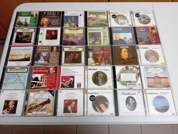 Zeer mooie diverse verzameling van 46 klassieke CD's beschikbaar voor biedingen