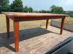 Teakhouten tafel voor binnengebruik, Huis en Inrichting, Tafels | Eettafels, Ophalen, Gebruikt, Teakhout, 50 tot 100 cm