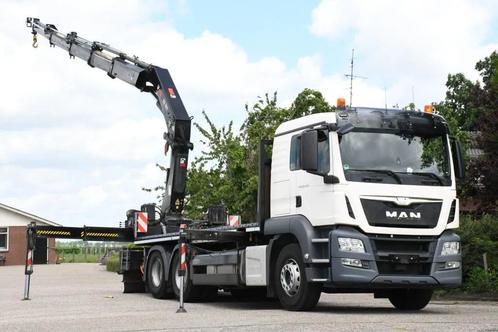 MAN TGS 26.440 EURO 6 !6X4! KRAAN/CRANE/GRUE 37tm!, Auto's, Vrachtwagens, Bedrijf, Achteruitrijcamera, Airconditioning, Centrale vergrendeling
