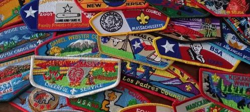 Scouts = Boy scouts of America  (5) + USA vlag, Verzamelen, Overige Verzamelen, Nieuw, Ophalen of Verzenden
