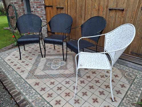 4 Design tuinstoelen Fermob Rendez - Voux, Tuin en Terras, Tuinstoelen, Ophalen