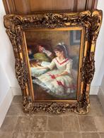 Schilderij olie op doek., Ophalen