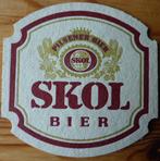 Bierviltje Skol Bier 2, Verzamelen, Ophalen of Verzenden, Nieuw, Viltje(s), Overige merken