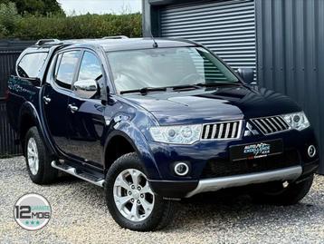 Mitsubishi L200 2.5 DI-D 4WD/ Automatique/ Gps/ Hardtop, Autos, 4 portes, 131 kW, Noir, 2477 cm³